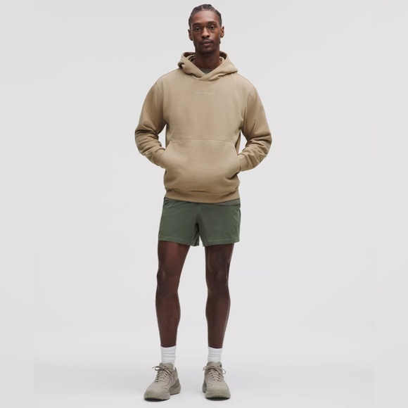 Lululemon Steady State Pullover Hoodie Run Graphic -  Sheer Oak Tan, Size S - Picture 7 of 8